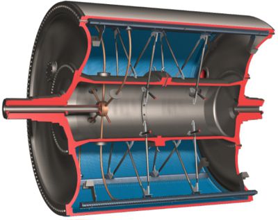 Condensate header arrangement of a modern Yankee dryer