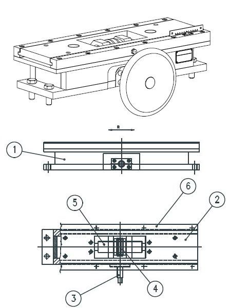 Press manual guide, isometric, elevation and plan views