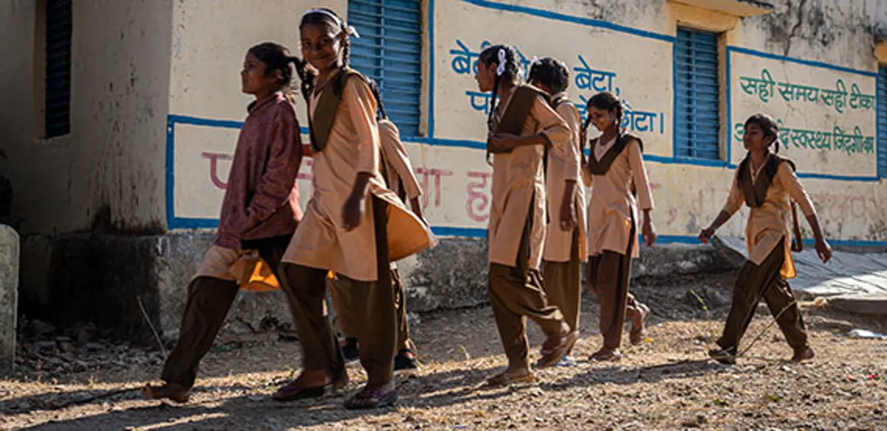 Collaboration with Save the Children: Ensuring that children get safely back to school in Dungarpur, India