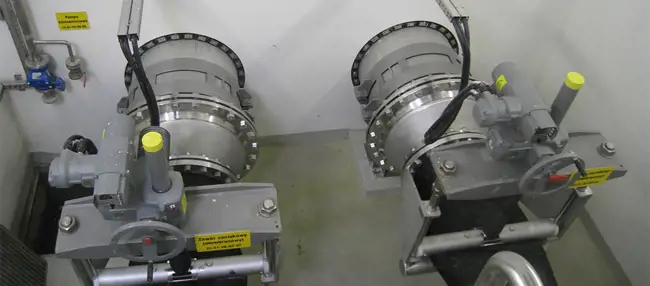 Flowrox valves control sludge flow in a wastewater plant without problems 