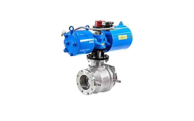 Neles™ soft seated trunnion ball valve, series 6D