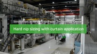 Innovation in Järvenpää Paper Technology Center: Hard nip sizing with curtain application