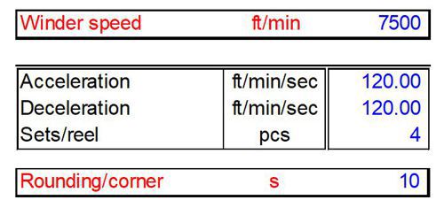 Capacity calculation