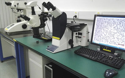 Metallographic testing