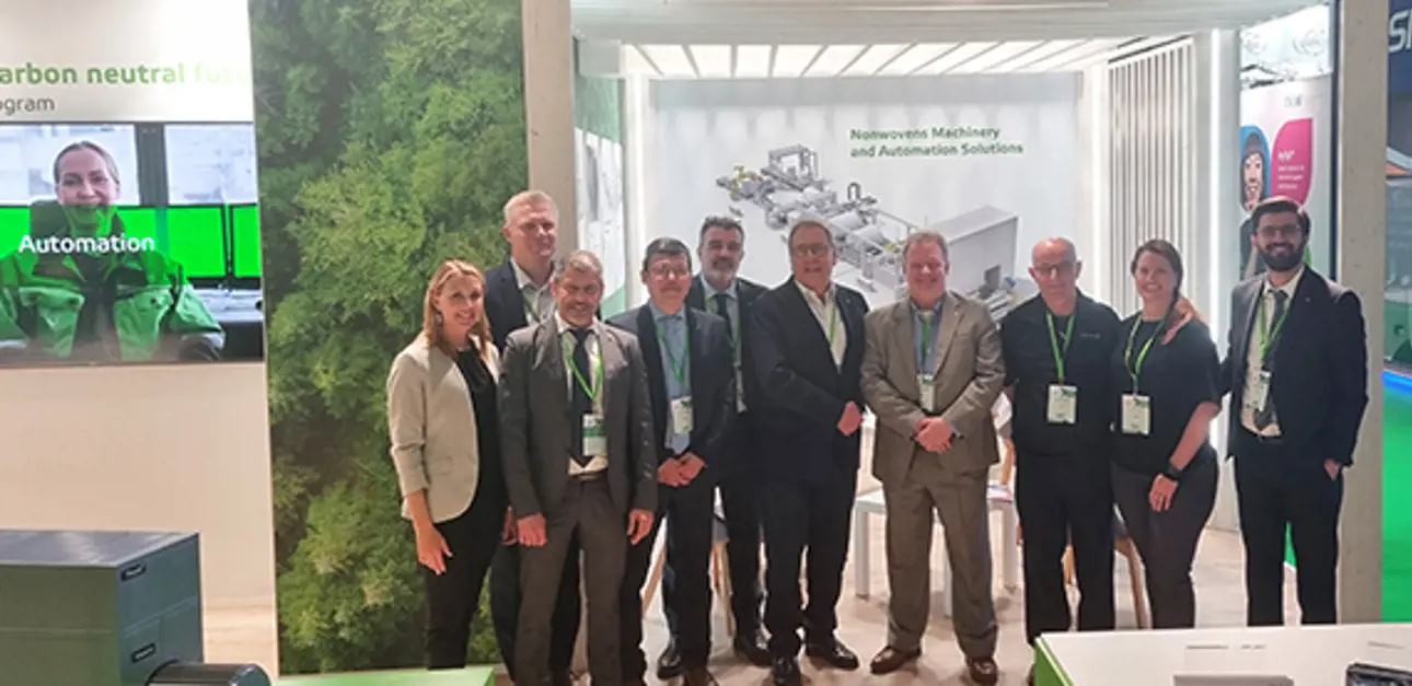 The Valmet team at the INDEX23 nonwovens show