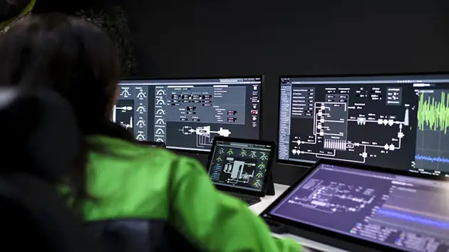 A control room operator controls and optimizes process using a distributed control system (DCS)