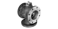 Jamesbury™ 3 way flanged ball valve