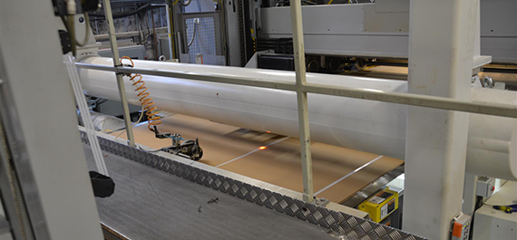 Valmet IQ One-sided Scanner measuring surface moisture of corrugated board at Stora Enso Jönköping