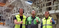 Perlen Papier AG runs a successful trial with 100% Valmet paper machine clothing