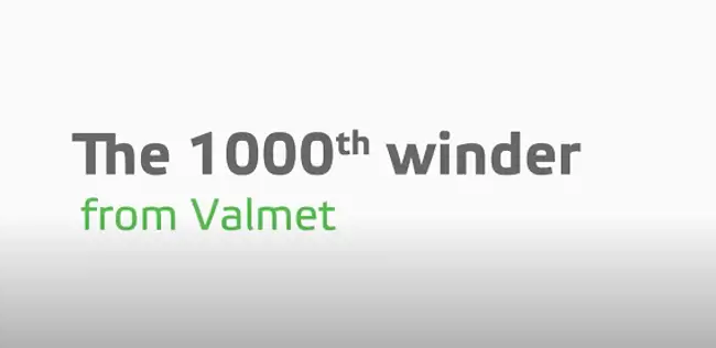 ”Behind the scenes of 1000th Valmet winder”