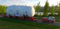 Transportation of Valmet Evaporation units to Metsä Fibre Kemi bioproduct mill site