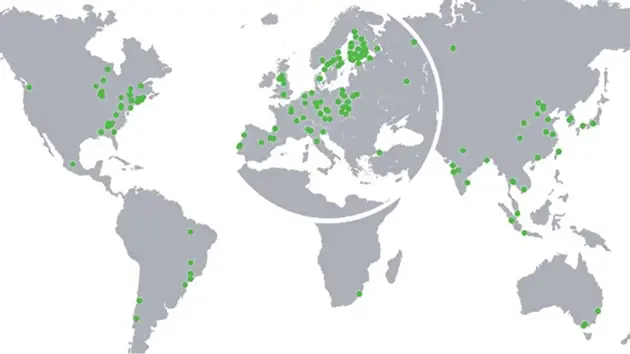 Valmet Service Centers around the world